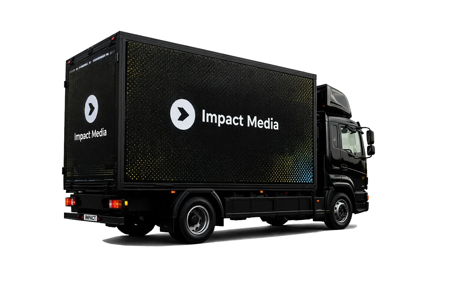 Impact Media mobile LED advertising truck